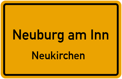 Straßenverzeichnis Neuburg am Inn Neukirchen