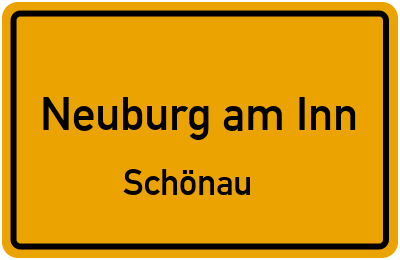 Straßenverzeichnis Neuburg am Inn Schönau