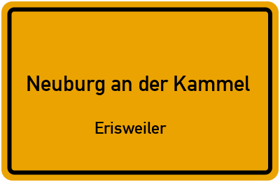 Straßenverzeichnis Neuburg an der Kammel Erisweiler