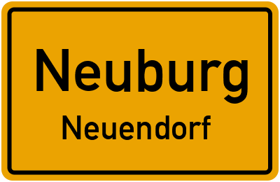 Straßenverzeichnis Neuburg Neuendorf