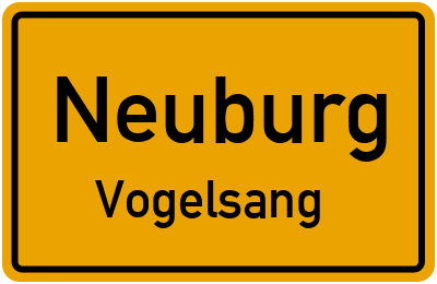 Straßenverzeichnis Neuburg Vogelsang