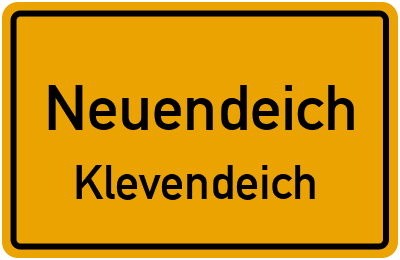 Straßenverzeichnis Neuendeich Klevendeich