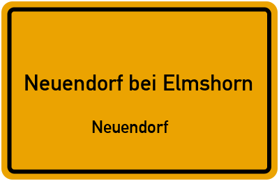 Straßenverzeichnis Neuendorf bei Elmshorn Neuendorf