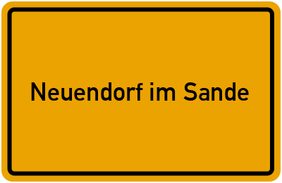 Neuendorf im Sande in Brandenburg