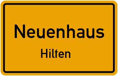 Straßenverzeichnis Neuenhaus Hilten