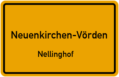 Straßenverzeichnis Neuenkirchen-Vörden Nellinghof