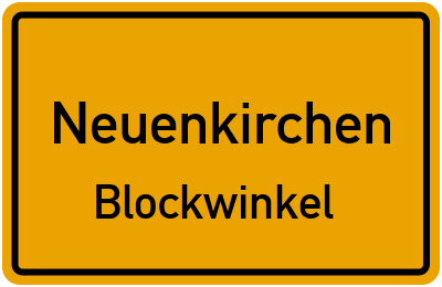 Straßenverzeichnis Neuenkirchen Blockwinkel