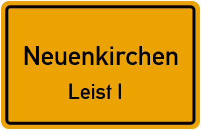Straßenverzeichnis Neuenkirchen Leist I