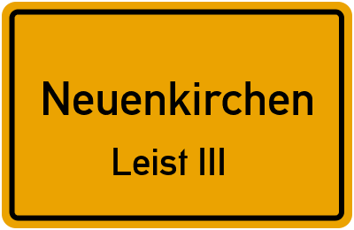 Straßenverzeichnis Neuenkirchen Leist III