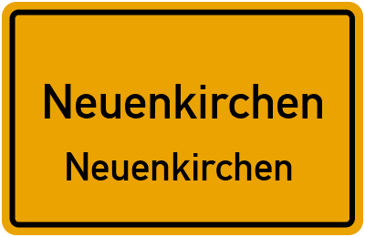Ortsschild Neuenkirchen Neuenkirchen