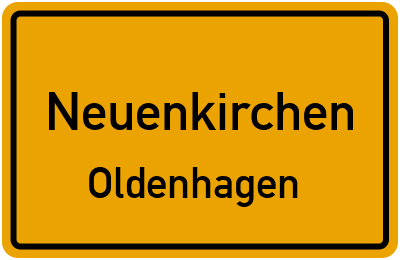 Straßenverzeichnis Neuenkirchen Oldenhagen