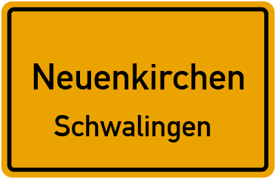 Ortsschild Neuenkirchen Schwalingen