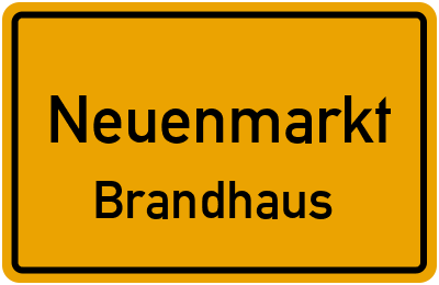 Straßenverzeichnis Neuenmarkt Brandhaus