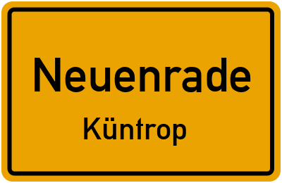 Straßenverzeichnis Neuenrade Küntrop