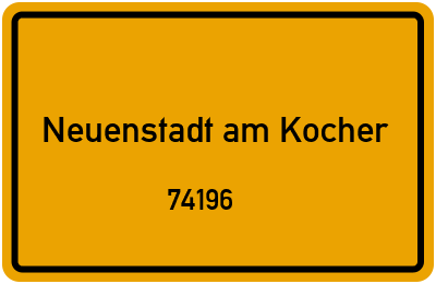 74196 Neuenstadt am Kocher