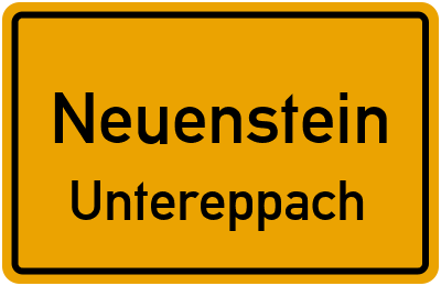 Straßenverzeichnis Neuenstein Untereppach