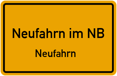 Straßenverzeichnis Neufahrn im NB Neufahrn