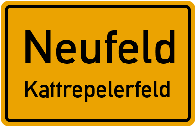 Straßenverzeichnis Neufeld Kattrepelerfeld