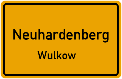Straßenverzeichnis Neuhardenberg Wulkow
