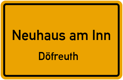 Straßenverzeichnis Neuhaus am Inn Döfreuth