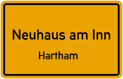 Straßenverzeichnis Neuhaus am Inn Hartham