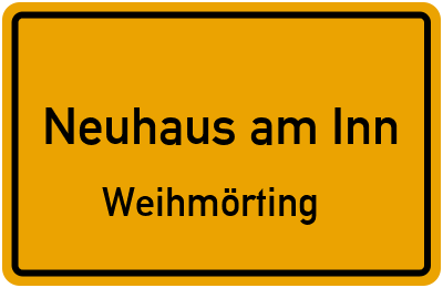 Straßenverzeichnis Neuhaus am Inn Weihmörting