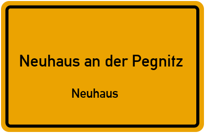 Straßenverzeichnis Neuhaus an der Pegnitz Neuhaus