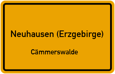 Straßenverzeichnis Neuhausen (Erzgebirge) Cämmerswalde