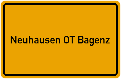 Branchenbuch Neuhausen OT Bagenz, Brandenburg