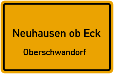 Straßenverzeichnis Neuhausen ob Eck Oberschwandorf