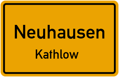 Straßenverzeichnis Neuhausen Kathlow