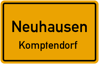 Straßenverzeichnis Neuhausen Komptendorf