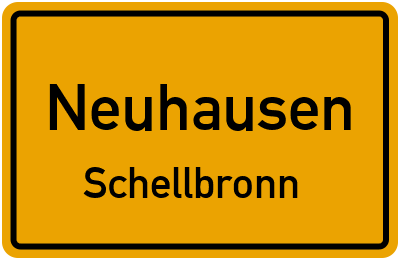 Briefkasten in Neuhausen Schellbronn