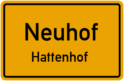 Straßenverzeichnis Neuhof Hattenhof