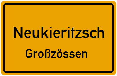 Straßenverzeichnis Neukieritzsch Großzössen