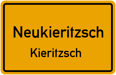 Straßenverzeichnis Neukieritzsch Kieritzsch
