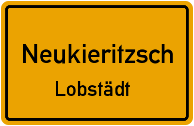 Straßenverzeichnis Neukieritzsch Lobstädt