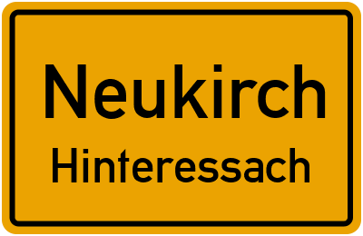 Straßenverzeichnis Neukirch Hinteressach
