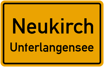 Straßenverzeichnis Neukirch Unterlangensee