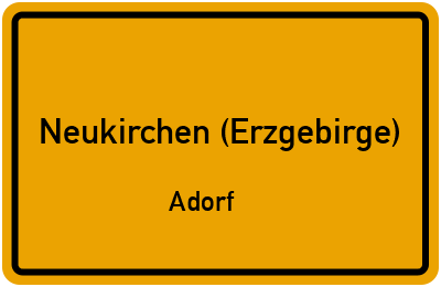 Straßenverzeichnis Neukirchen (Erzgebirge) Adorf