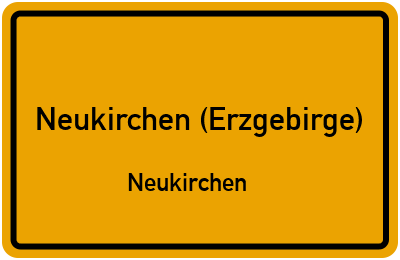 Straßenverzeichnis Neukirchen (Erzgebirge) Neukirchen