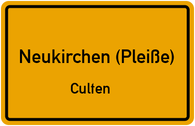 Straßenverzeichnis Neukirchen (Pleiße) Culten