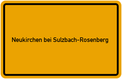 Neukirchen bei Sulzbach-Rosenberg in Bayern erkunden