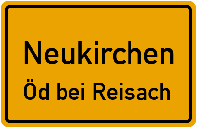 Straßenverzeichnis Neukirchen Öd bei Reisach