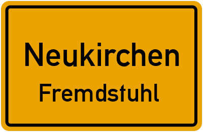 Straßenverzeichnis Neukirchen Fremdstuhl