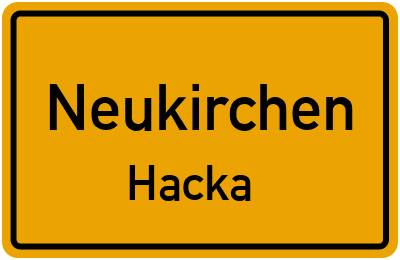 Straßenverzeichnis Neukirchen Hacka