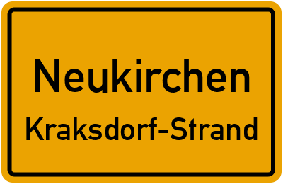 Straßenverzeichnis Neukirchen Kraksdorf-Strand