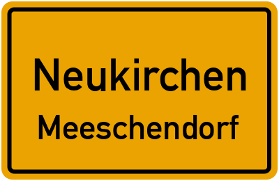 Straßenverzeichnis Neukirchen Meeschendorf