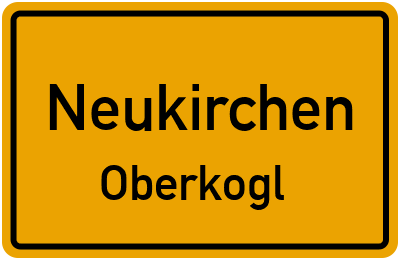Ortsschild Neukirchen Oberkogl