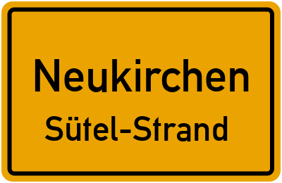 Straßenverzeichnis Neukirchen Sütel-Strand